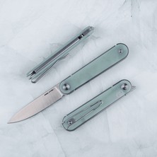 Real Steel Iris Front Flipper | G10 Sap | 12C27 Çelik Çakı | 8061BN