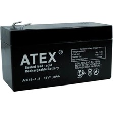Renas Store Atex  AX-12V 1.3 Ah Kuru Akü