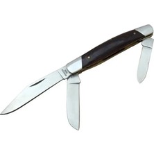 Renas Store K-15 Falkon Üç Ağızlı / Üçlü Çakı 18 cm - Ahşap Saplı, Manuel