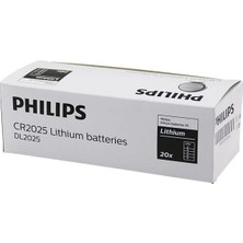 Renas Store Philips Li̇thi̇um CR-2025 Para Pi̇li̇  3V   5li̇ Kart (5047)