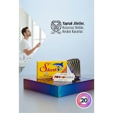 Renas Store Shark Super Chrome 20’li Premium Paket - Profesyonel Jilet 717187