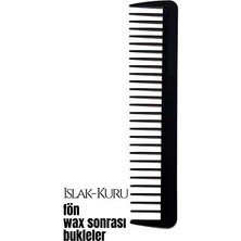 Renas Store Bukleli Saç Fön Wax Sonrası Tarak Karbon Nano Absolute Professional 720623