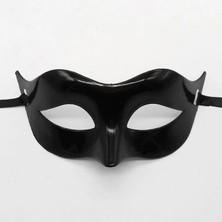 Renas Store Siyah Renk Masquerade Kostüm Partisi Venedik Balo Maskesi (5047)
