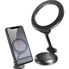 Renas Store Tüm Telefonlarla Uyumlu Manyetik Araç Telefonu Tutacağı Katlanır 360 Derece Dönen Telefon Standı (5