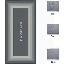 Renas Store Sihirli Süper Su Emici Kaymaz Tabanlı Uzun Paspas 40*120 cm (5047)