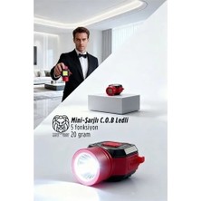 Renas Store Ultra-Pro 5 Fonksiyonlu 600 Lümen Usb-C Şarjlı Mini LED El Feneri & Kamp Lambası 722876