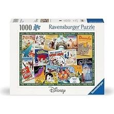 Renas Store Ravensburger, 1000P Puzzle Disney Vintage Poster, Yetişkin Puzzle
