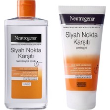 Belirtilmemiş Siyah Nokta Karşıtı Temizleyici Tonik 200ML + Peeling Jel 150ML 2'li Set