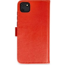 Svoria Store Huawei Y5P Kılıf Trend S Plus Kapaklı Kılıf - Kırmızı