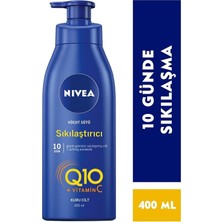 Belirtilmemiş Sıkılaştırıcı Süt Q10 + C Vitamini 48 Saat Vücut Nemlendirme, 10 Günde Sıkılaşma, Kuru Ciltler Için