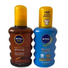 Belirtilmemiş Sun Koruma&bronzluk SPF50 200 Ml+Karoten Güneş Yağı 200 ml