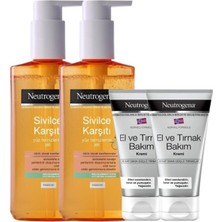Belirtilmemiş Sivilce Karşıtı Yüz Temizleme Jel 200 ml *2 Adet & Norveç Formülü El,tırnak Bakım Kremi 75 ml * Adet