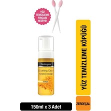 Belirtilmemiş Soothing Clear Temizleme Köpüğü 150 ml Zerdeçal X3 Fırça Hediyeli