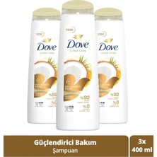 Belirtilmemiş Ultra Care Saç Bakım Şampuanı Güçlendirici Bakım Hindistan Cevizi Yağı 400 ml X3 Adet