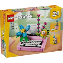 Renas Store 31169 LEGO Creator 3ın1 - Çiçekli Daktilo 363 Parça +8 Yaş