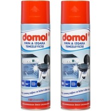 Belirtilmemiş domol 2 Adet Fırın ve Izgara Temizleyici Sprey 500 ml Kurumuş Yağ ve Lekeleri Kolayca Çıkarır