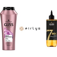 Belirtilmemiş Şampuan Serum Deep Repair 360 ml + 7sec Ekspres Onarıcı Bakım Oil Nutritive 200ML
