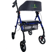 Özbience Hafif ve Şık Alüminyum Rollator, Güvenli Fren Sistemi ve Oturma Özelliğiyle Rahat Kullanım