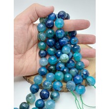 Yaşam Tohumu Akik Taşı Faset Kesim Dizi 16MM (62202)