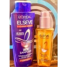 Belirtilmemiş 1 Adet Mor Şampuan Turunculaşma Karşıtı 200 ml + 1 Adet Saç Yağı Besleyici 100 ml
