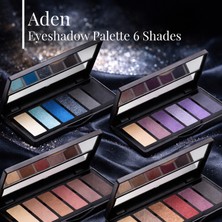 Aden Eyeshadow Palette 6 Shades - 6'lı Göz Farı Paleti Matte Nude(Kadife Bej)