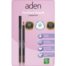 Aden Eyeliner Pencil Waterproof - Suya Dayanıklı Eyeliner Kalem 05 Cappucino(Sütlü Kahve)