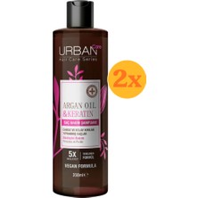 Urban Care Argan Oil & Keratin Besleyici ve Kırılma Karşıtı Saç Bakım Şampuanı 350 ml - 2 Adet