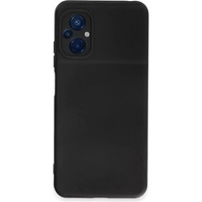 Renas Store Newface Xiaomi Poco M5 Kılıf Nano Içi Kadife Silikon - Siyah