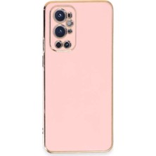 Renas Store Newface One Plus 9 Pro Kılıf Volet Silikon - Pembe