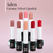 Aden Creamy Velvet Lipstick - Kremsi Kadife Ruj 08 Scarlett(Kızıl)
