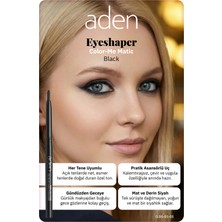 Aden Color-Me Matic Eyeshaper - Asansörlü Göz Kalemi 01 Black(Siyah)