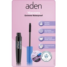 Aden Extreme Waterproof Mascara - Suya Dayanıklı Hacim Etkili Maskara