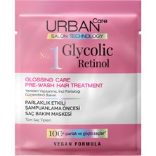 Urban Care Glycolic Retinol Parlaklık Etkili Duş Öncesi Saç Bakım Maskesi 50 ml
