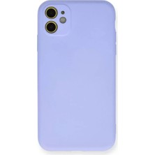 Renas Store Newface Apple Iphone 11 Kılıf Nano Içi Kadife Silikon - Lila