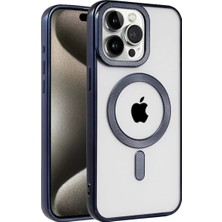 Renas Store Newface Iphone 15 Pro Max Kılıf Kronos Magsafe Kapak - Lacivert