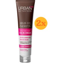 Urban Care Argan Oil & Keratin Durulanmayan Bakım Kremi 150 ml - 2 Adet