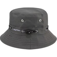 Layfhex Erkek Kadın Unisex Safari Şapka Güneş Koruyucu Balıkçı Şapkası Outdoor Kamp Avcılık Trekking Füme