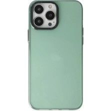 Renas Store Iphone 13 Pro Kılıf Anka Pc Sert Metal Kapak - Yeşil