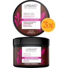 Urban Care Argan Oil & Keratin Yoğun Saç Bakım Maskesi 230 ml - 3 Adet