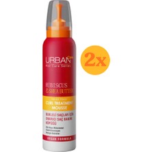 Urban Care Twisted Curls Hibiscus & Shea Butter Onarıcı Bakım Köpüğü 150 ml - 2 Adet