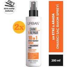 Urban Care Shake N Repair 10-In-1 Onarıcı Etkili Durulanmayan Saç Bakım Spreyi 200 ml - 2 Adet