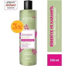 Urban Care Rosemary & Clove Biberiye ve Karanfil Şampuan 350 ml - 3 Adet