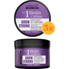 Urban Care Expert Series Grow Strong Saç Güçlendirici Bakım Yağı 240 ml - 3 Adet