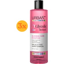 Urban Care Glycolic Retinol Parlaklık Etkili Onarıcı Saç Bakım Şampuanı 350 ml - 3 Adet
