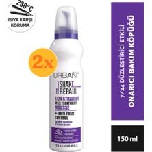 Urban Care Shake N Repair 7/24 Düzleştirici Etkili Saç Bakım Köpüğü 150 Ml-Vegan - 2 Adet