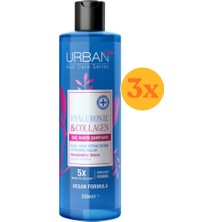 Urban Care Hyaluronic & Collagen Ekstra Dolgunlaştırıcı Saç Bakım Şampuanı 350 Ml-Vegan - 3 Adet