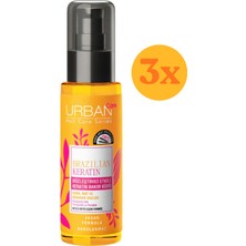 Urban Care Brazilian Keratin Yoğun Saç Bakım Kürü 75 ml - 3 Adet