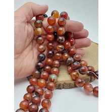 Yaşam Tohumu Madagaskar Akik Taşı Dizi 14MM (62230)