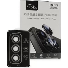 Renas Store Joko Samsung Galaxy S24 Pvd Metal Kamera Lens - Titan Gri