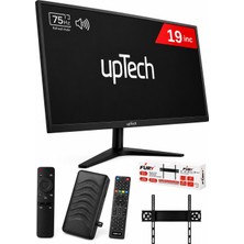 Fury Uptech 19’’ (48 Ekran) Monitör|çanaklı/çanaksız Wifi'li Uydu Alıcısı+Tv Askı Aparatı Hediye